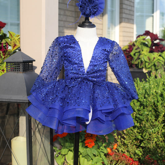 Royal Blue Princess Dress