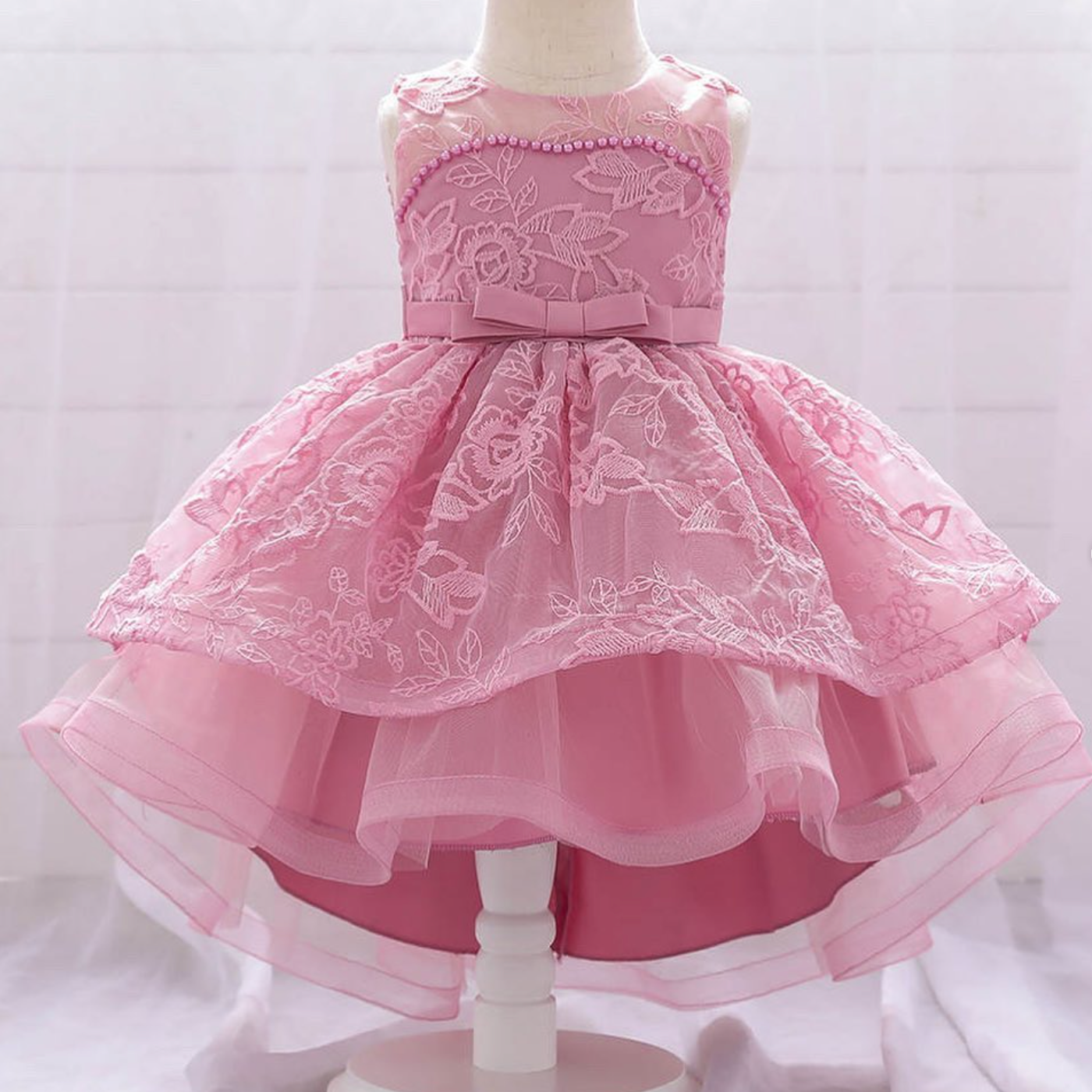 Elegant Sleeveless Princess Dress for Girls