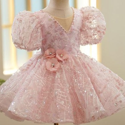 Blossom Sparkle Pink Frock