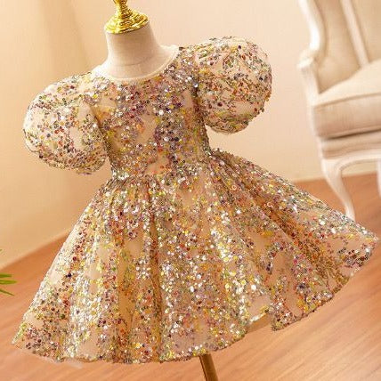 Gold Sequin Frock